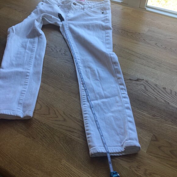 Lilly Pulitzer Aida White Denim Crop Jeans Size 0 - Picture 15 of 15